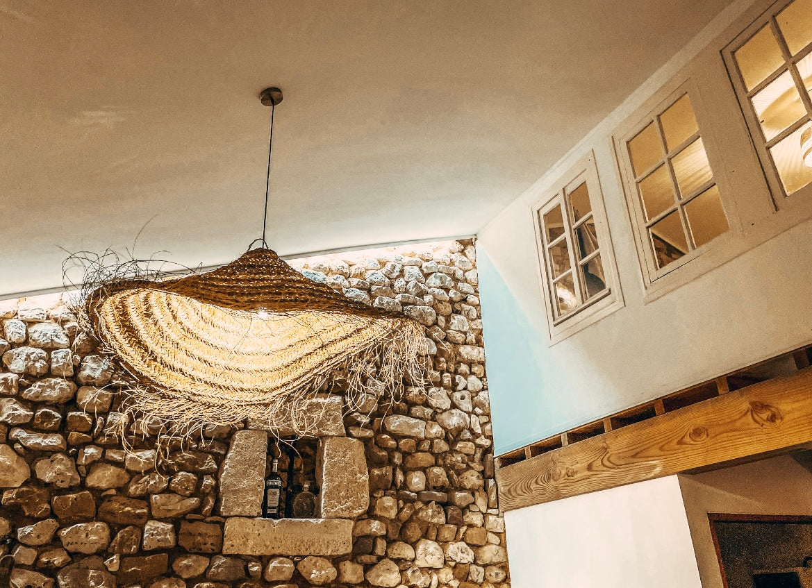 XXL parasol pendant lamp